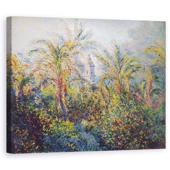 Tablou Canvas - Claude Monet - Gradina in Bordighera, Impresie de Dimineata - - Roveli