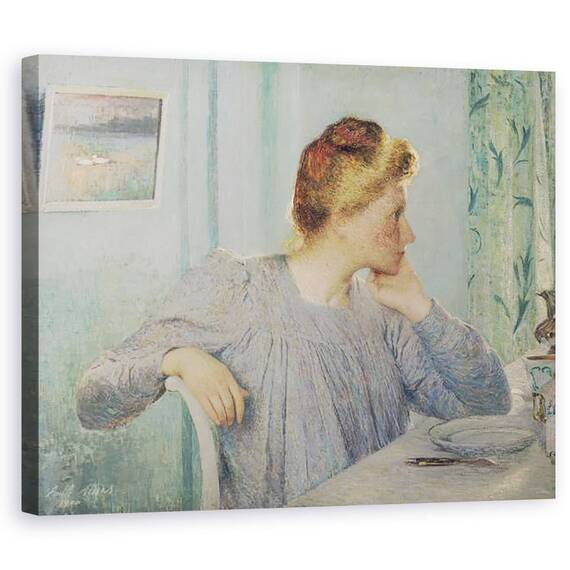 Tablou Canvas - Emile Claus - Portret De O Femeie - - Roveli