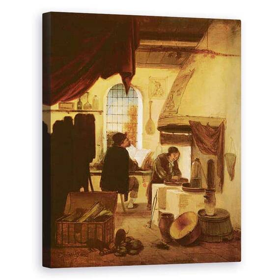 Tablou Canvas - Egbert van der Poel - Alchimistul - - Roveli