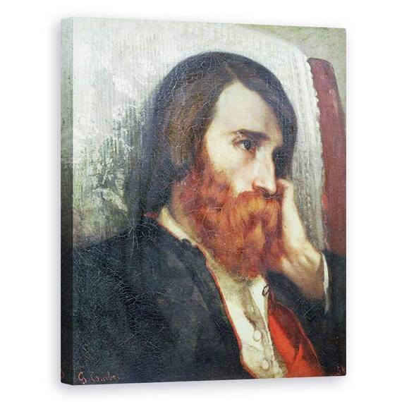 Tablou Canvas - Gustave Courbet - Portret De Alfred Bruyas - - Roveli