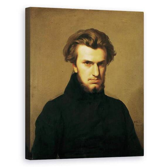 Tablou Canvas - Hippolyte Flandrin - Portretul lui Ambroise Thomas 1811-96 1834 - - Roveli