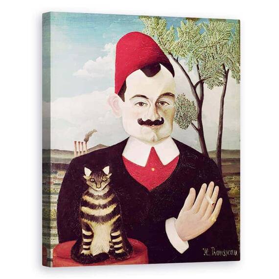 Tablou Canvas - Henri J.F. Rousseau - Portretul lui Pierre Loti 1850-1923 c.1891 - - Roveli