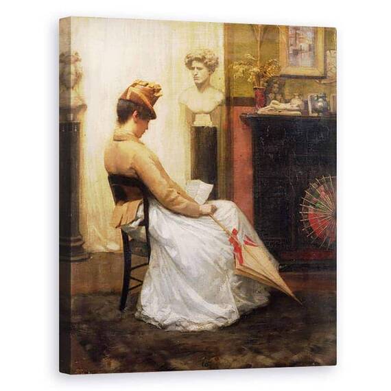 Tablou Canvas - Henry John Hudson - Scrisoarea - - Roveli