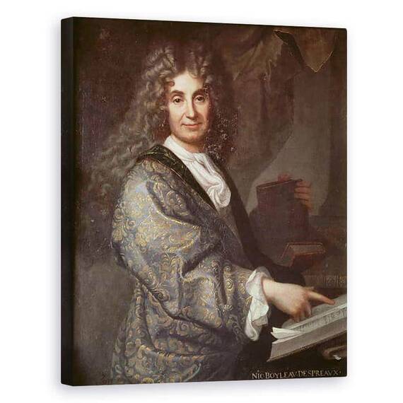 Tablou Canvas - Jean Baptiste Santerre - Nicolas Boileau 1636-1711 - - Roveli