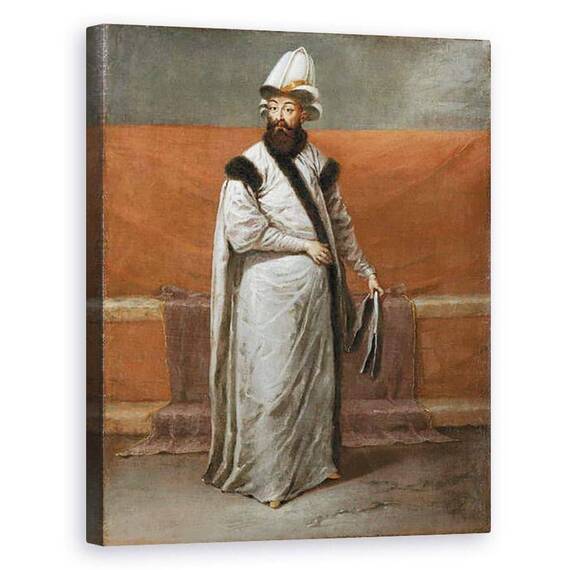 Tablou Canvas - Jean Baptiste Vanmour - Nevsehirli Damat Ĭbrahim Pasa - - Roveli