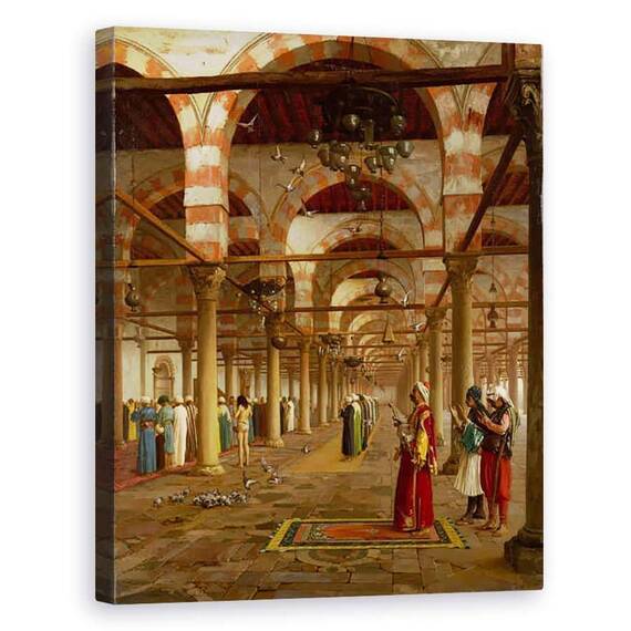 Tablou Canvas - Jean Leon Gerome - Rugaciunea in Moschee - - Roveli