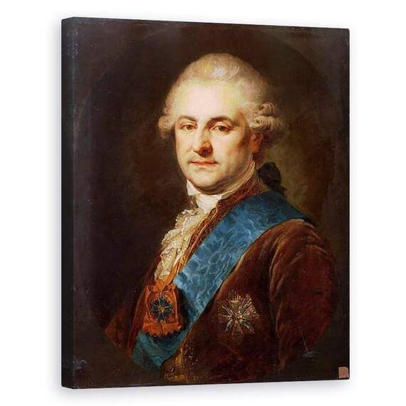 Tablou Canvas - Johann Baptist Edler von Lampi - Portret De Stanislaw II August Poniatowski - - Roveli