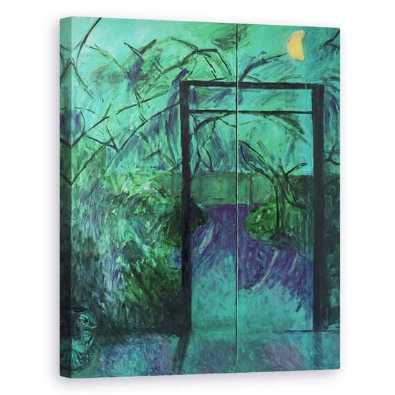 Tablou Canvas - Julie Held - Gradina luminata de luna - - Roveli