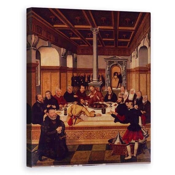 Tablou Canvas - Lucas Cranach - Cina cea de Taina - - Roveli