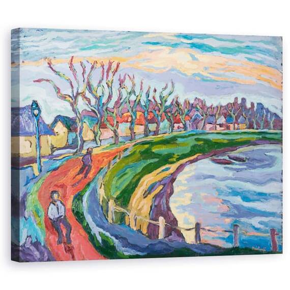 Tablou Canvas - Marta Martonfi-Benke - Seri Koros-Bank - - Roveli