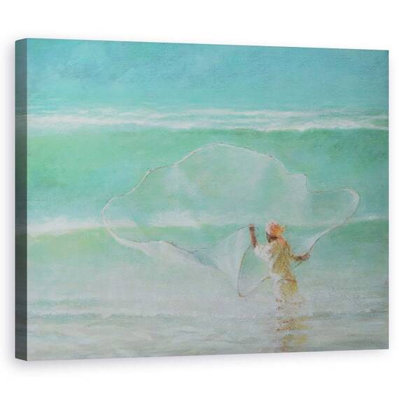 Tablou Canvas - Lincoln Seligman - Pescar Singuratic 2019 - - Roveli