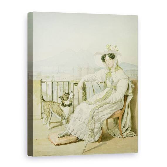 Tablou Canvas - Aleksandr Pavlovich Bryullov - Portretul Printesei Natalia Golitsin - - Roveli