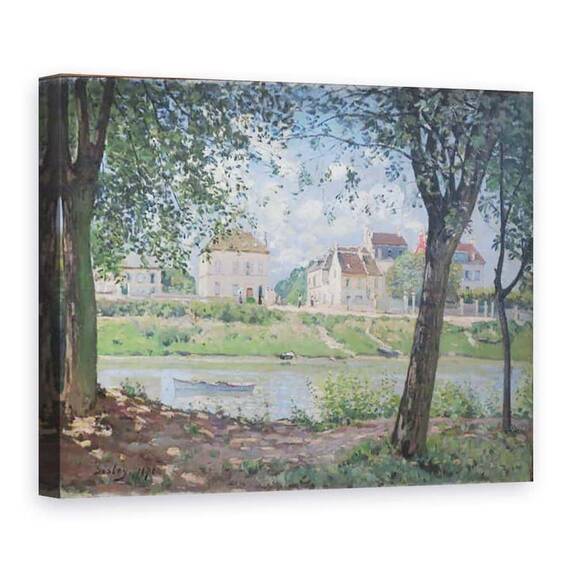 Tablou Canvas - Alfred Sisley - Villeneuve-la-Garenne - - Roveli
