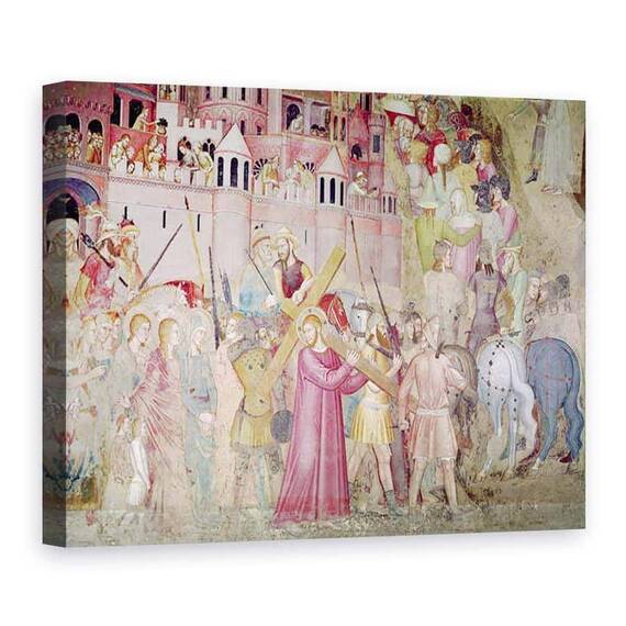 Tablou Canvas - Andrea di Bonaiuto - Drumul spre Golgota, de la Capela Spaniola - - Roveli