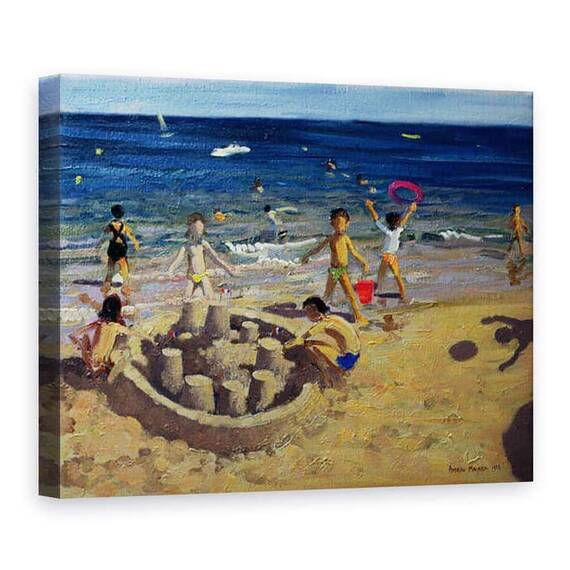 Tablou Canvas - Andrew Macara - Sandcastle, Franta - - Roveli