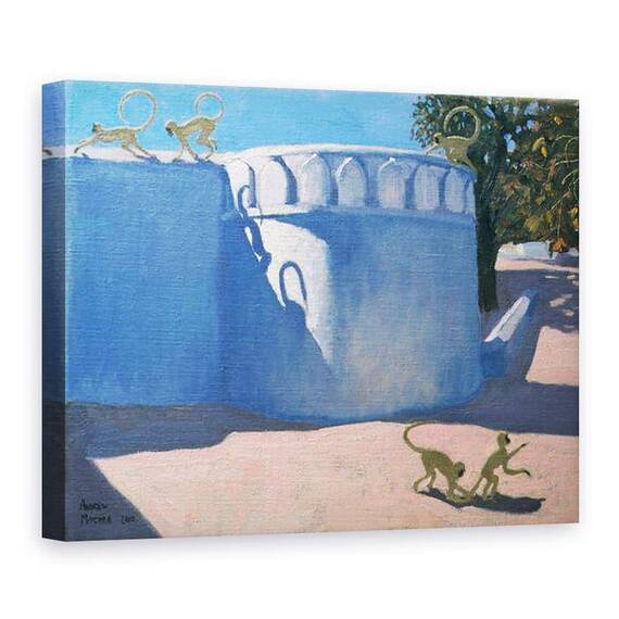 Tablou Canvas - Andrew Macara - Templul maimutei, India - - Roveli