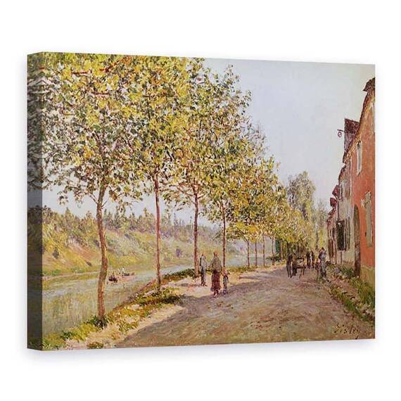 Tablou Canvas - Alfred Sisley - Dimineata Iunie in Saint-Mammes - - Roveli