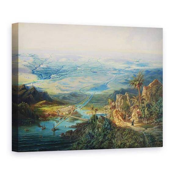 Tablou Canvas - Albert Rieger - Canalul Suez - - Roveli