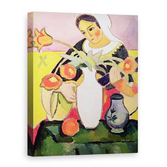 Tablou Canvas - August Macke - Jucatorul lautei - - Roveli