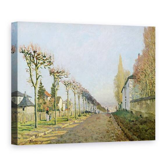 Tablou Canvas - Alfred Sisley - Rue de la Machine, Louveciennes - - Roveli