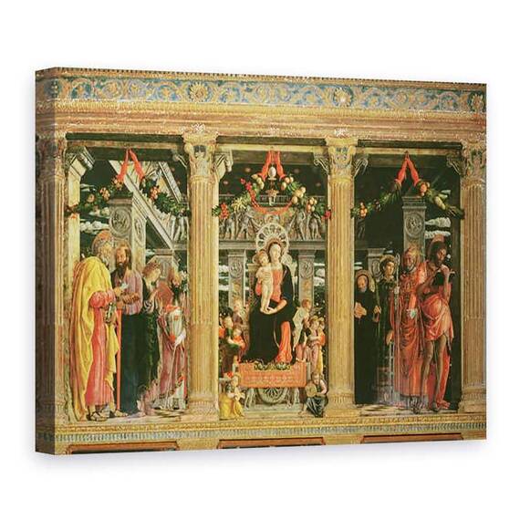 Tablou Canvas - Andrea Mantegna - Altarul Sfantului Zeno din Verona - - Roveli
