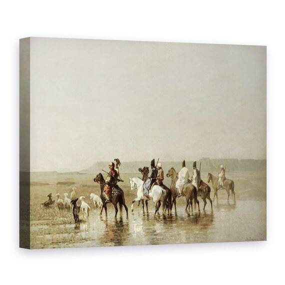 Tablou Canvas - Alberto Pasini - Vanatoarea de soimi - - Roveli