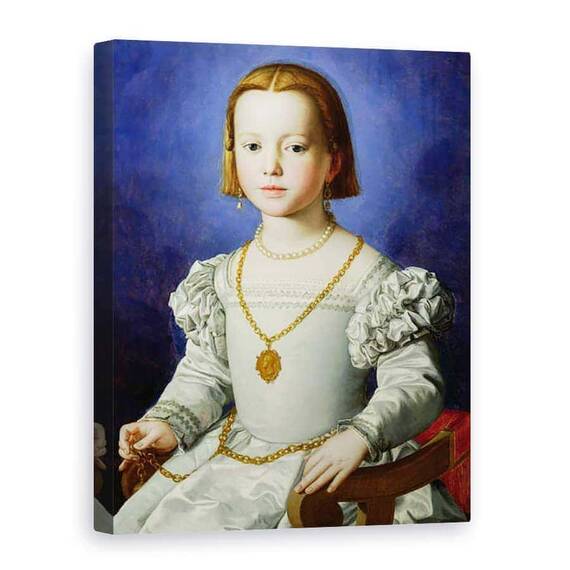 Tablou Canvas - Agnolo di Cosimo Bronzino - Portret De Bia de Medici - - Roveli