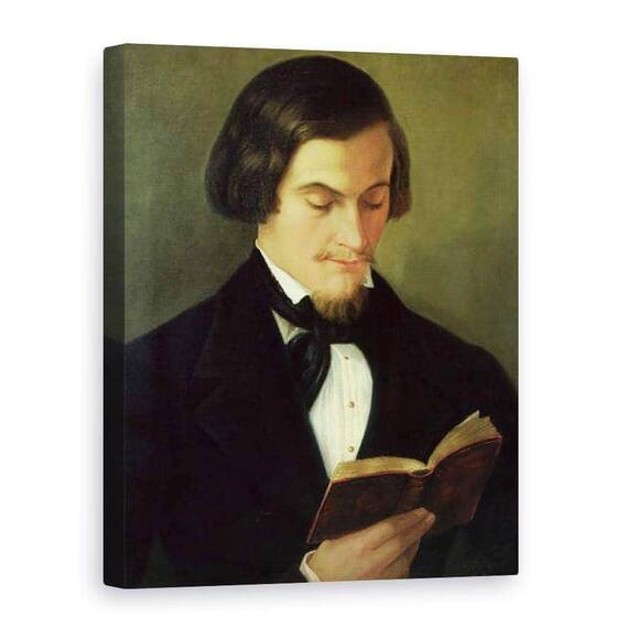 Tablou Canvas - Amalia Keller - Portretul poetului Heinrich Heine 1797-1856 1842 - - Roveli
