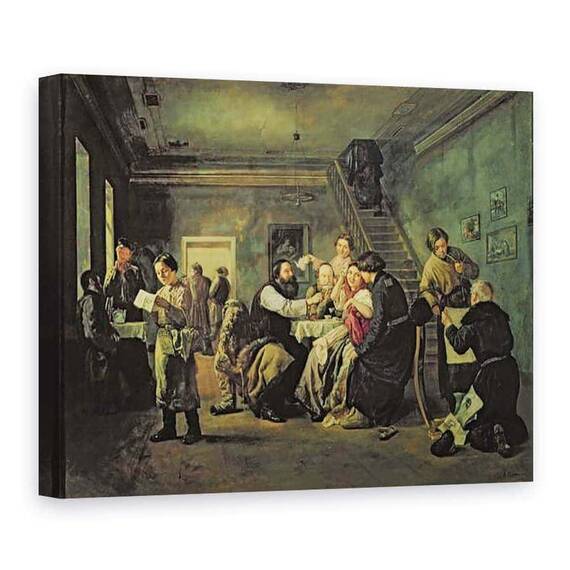 Tablou Canvas - Andrei Andreevich Popov - O casa de mancare - - Roveli