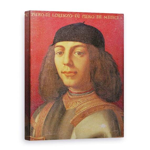 Tablou Canvas - Agnolo di Cosimo Bronzino - Portret De Piero di Lorenzo de Medici - - Roveli