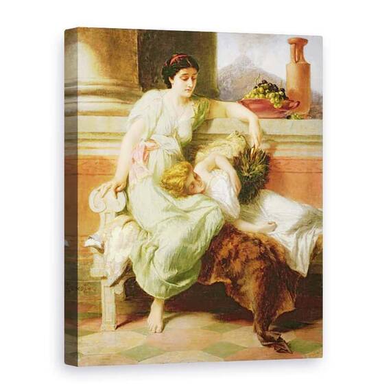 Tablou Canvas - Alfred W. Elmore - Pompei, A.D. 79 - - Roveli