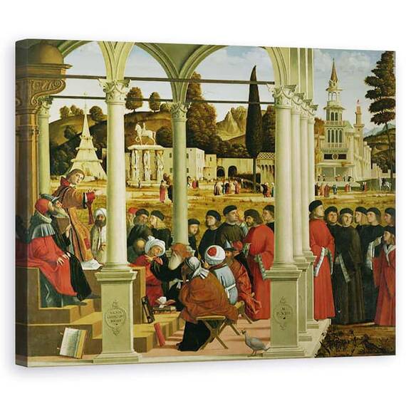 Tablou Canvas - Vittore Carpaccio - Dezbaterea Sfantului ste - - Roveli