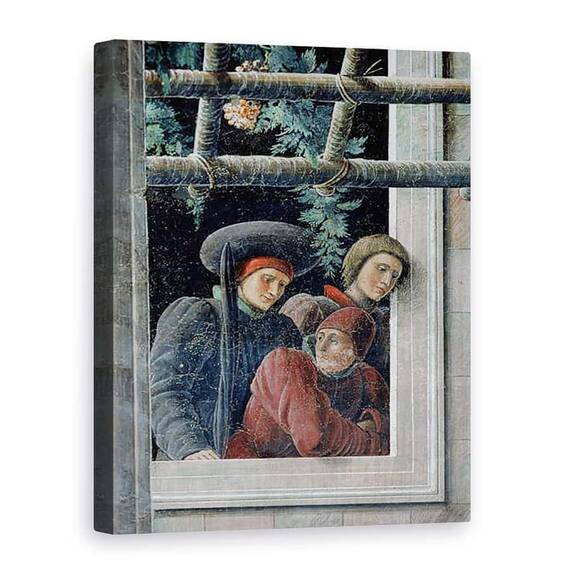 Tablou Canvas - Andrea Mantegna - Martiriul Sfantului Christopher, detaliu al spectatorilor - - Roveli