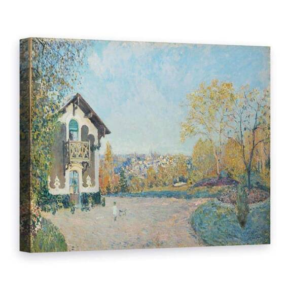 Tablou Canvas - Alfred Sisley - Vedere de Marly-le-Roi de la Coeur-Volant - - Roveli