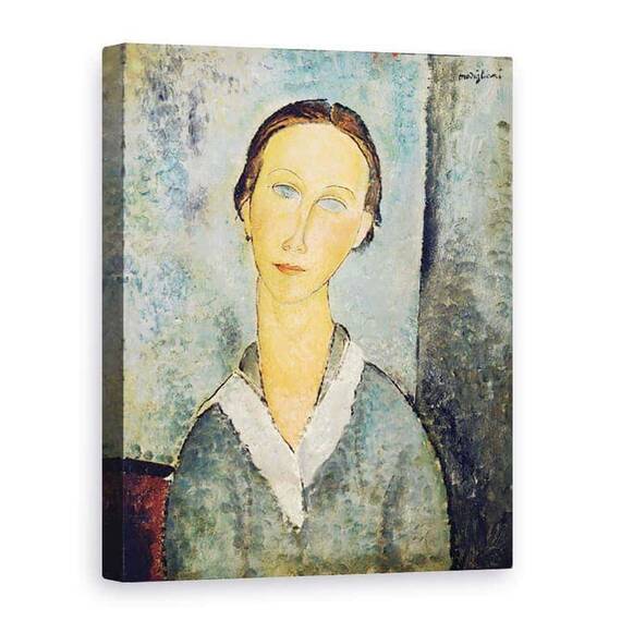 Tablou Canvas - Amedeo Modigliani - Fata cu bluza de marinar - - Roveli