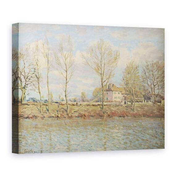 Tablou Canvas - Alfred Sisley - LIle de la Grande Jatte, Neuilly-sur-Seine - - Roveli