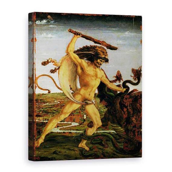 Tablou Canvas - Antonio Pollaiuolo - Hercule si Hydra - - Roveli