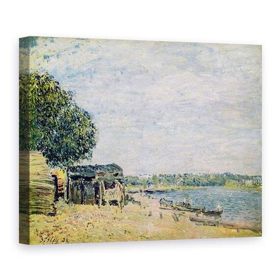 Tablou Canvas - Alfred Sisley - Peisajul Saint-Mammes - - Roveli