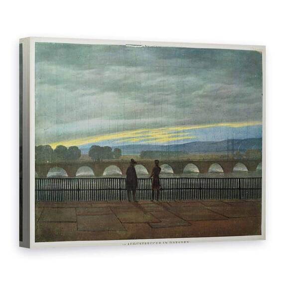 Tablou Canvas - Caspar David Friedrich - Podul August din Dresda - - Roveli