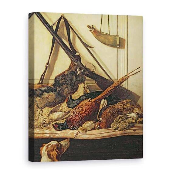 Tablou Canvas - Claude Monet - Trofee de vanatoare - - Roveli
