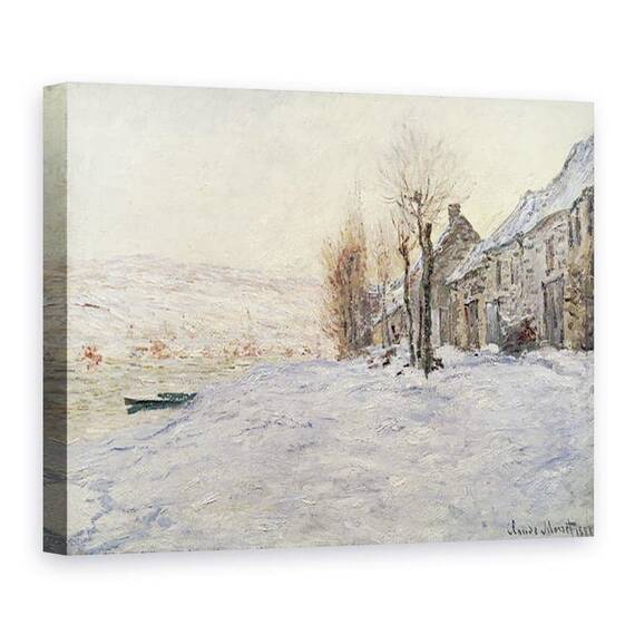 Tablou Canvas - Claude Monet - Lavacourt sub zapada - - Roveli