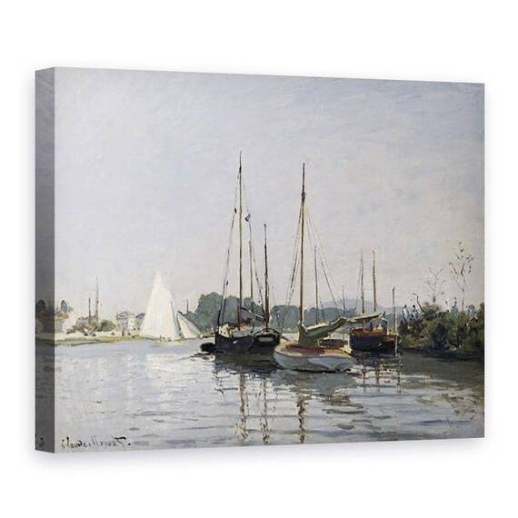Tablou Canvas - Claude Monet - Barci de agrement, Argenteuil - - Roveli
