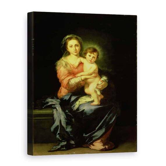 Tablou Canvas - Bartolome Esteban Murillo - Madonna si Copilul - - Roveli