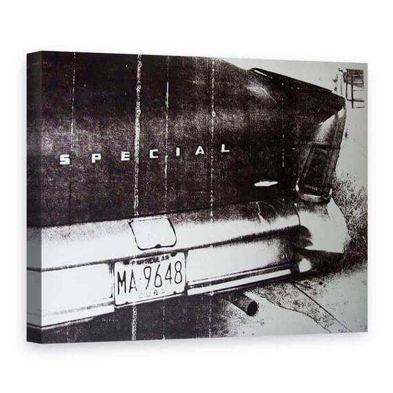 Tablou Canvas - David Studwell - Masina alb-negru - - Roveli