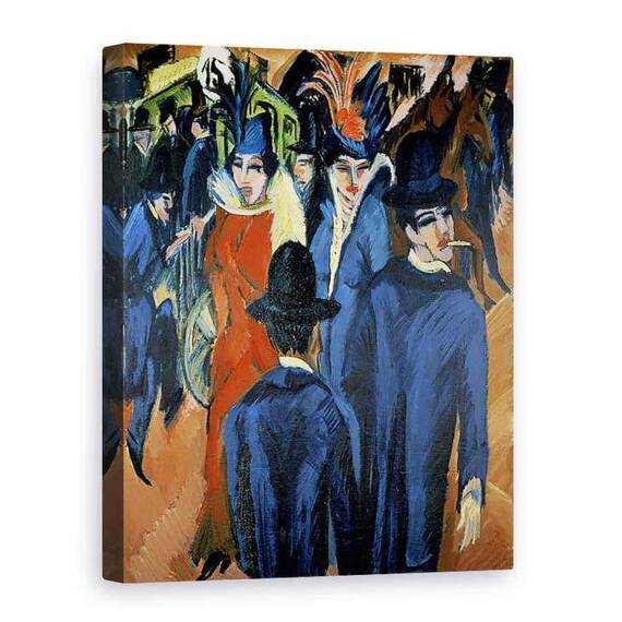Tablou Canvas - Ernst Ludwig Kirchner - Berlin Street Scene - - Roveli