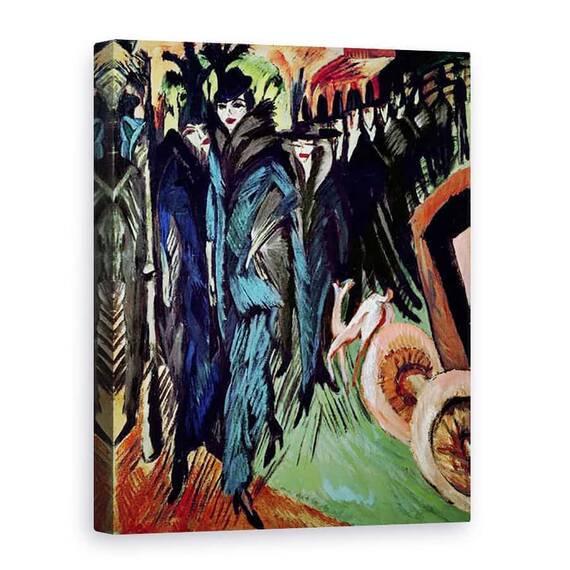 Tablou Canvas - Ernst Ludwig Kirchner - Friedrichstrasse - - Roveli