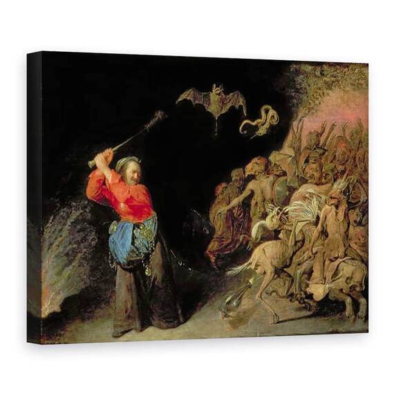 Tablou Canvas - David III Ryckaert - Dulle Griet Mad Meg raiduri Iadul - - Roveli