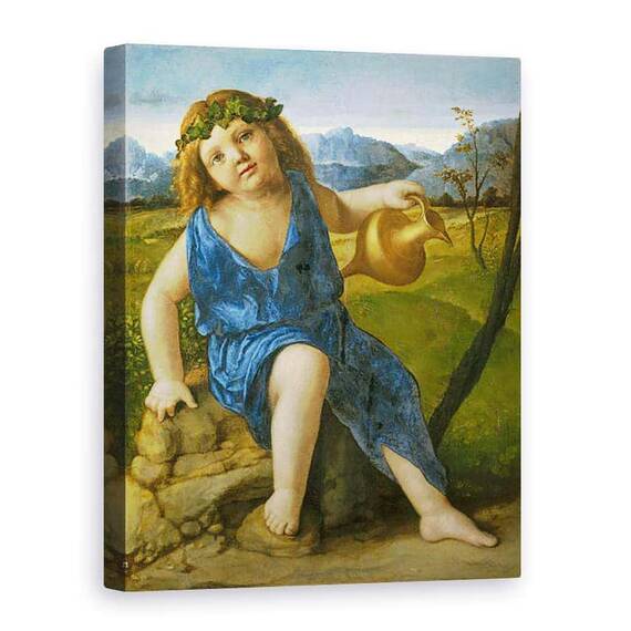 Tablou Canvas - Giovanni Bellini - Bebelusul Bacchus - - Roveli