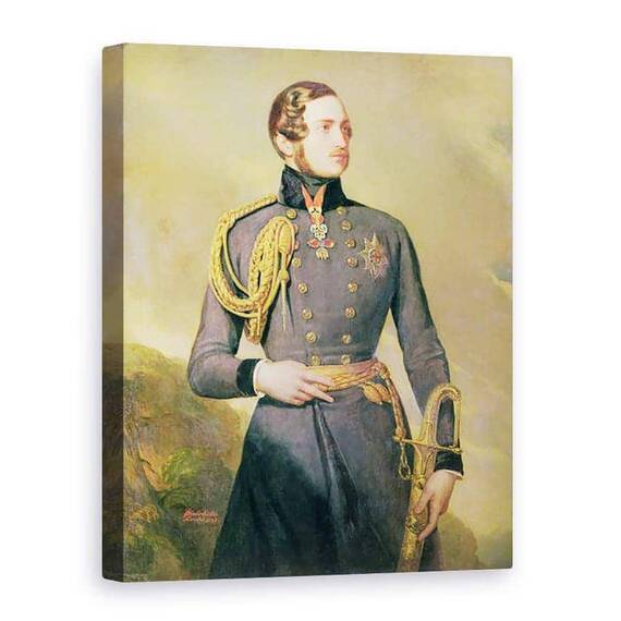 Tablou Canvas - Franz Xaver Winterhalter - Portret Printul Consort Albert De Saxa-Coburg-Gotha 1819-1861 - - Roveli