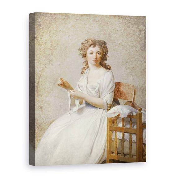 Tablou Canvas - Jacques Louis David - Madame de Pastoret si Fiul ei - - Roveli